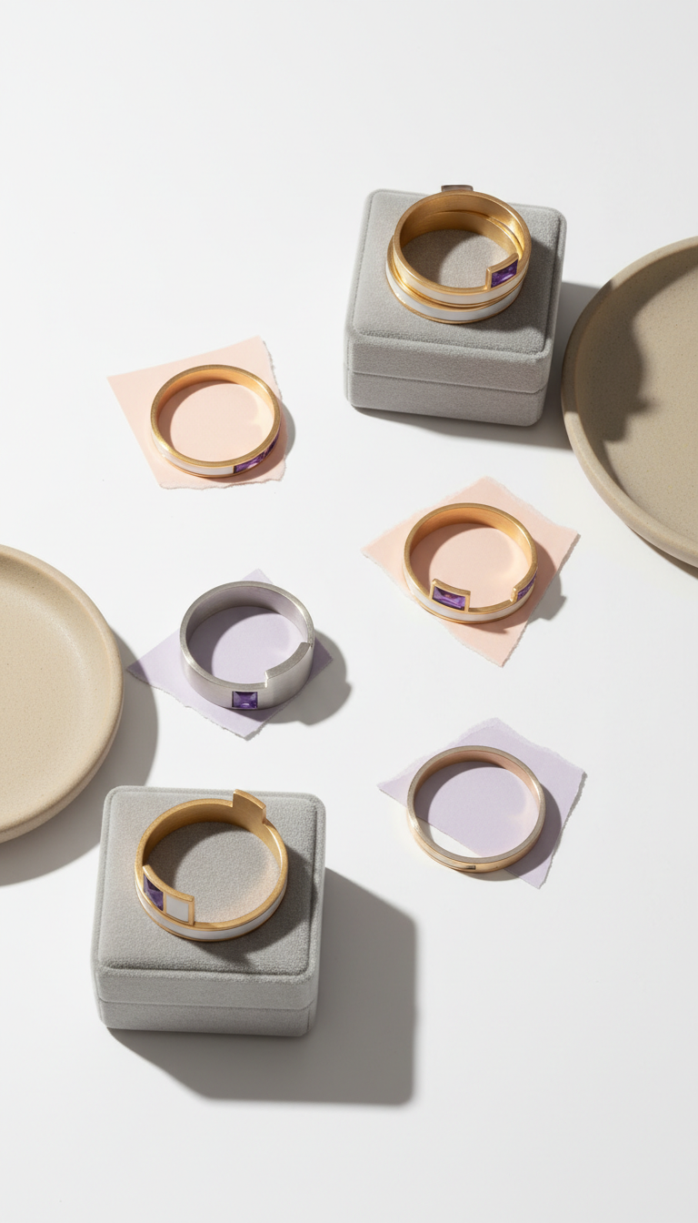 Set de joncs architecturaux empilables